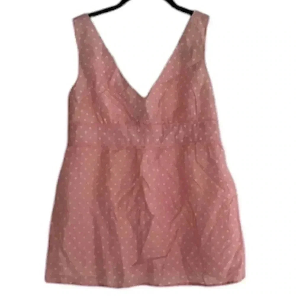 Vintage 90’s Lilly Pulitzer Tank Polka Dot Top size 0